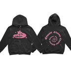 2023 Y2K Style Men's Full-Zip Hoodie Casual Jacket
