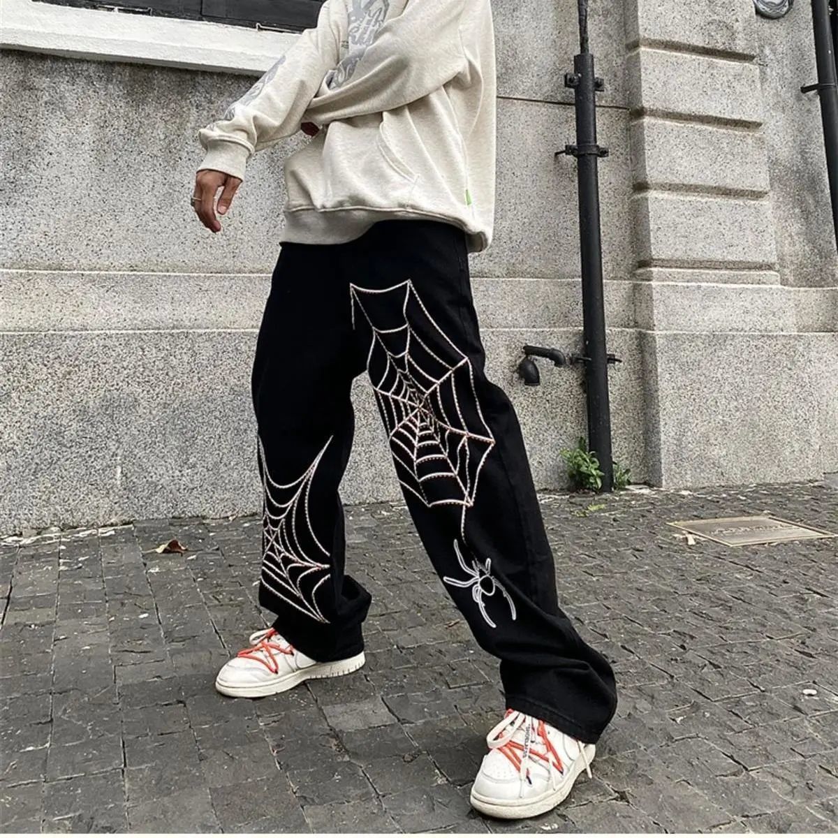 Y2K Anime Oversized Techwear Sweatpants for Men 2023