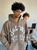 Punk Fashion Street Casual Men's Sweater for All Seasons