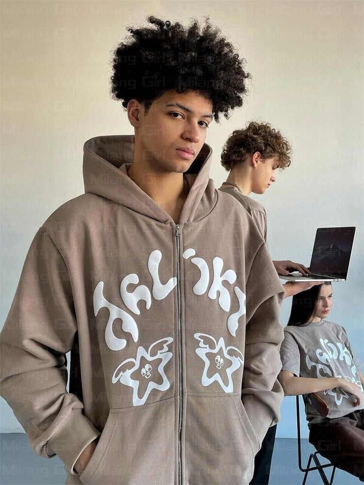 Punk Fashion Street Casual Men's Sweater for All Seasons
