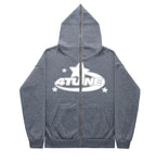 2023 Y2K Style Men's Full-Zip Hoodie Casual Jacket