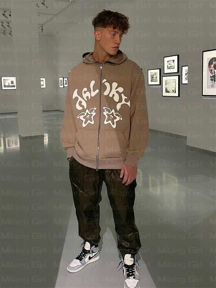 Punk Fashion Street Casual Men's Sweater for All Seasons
