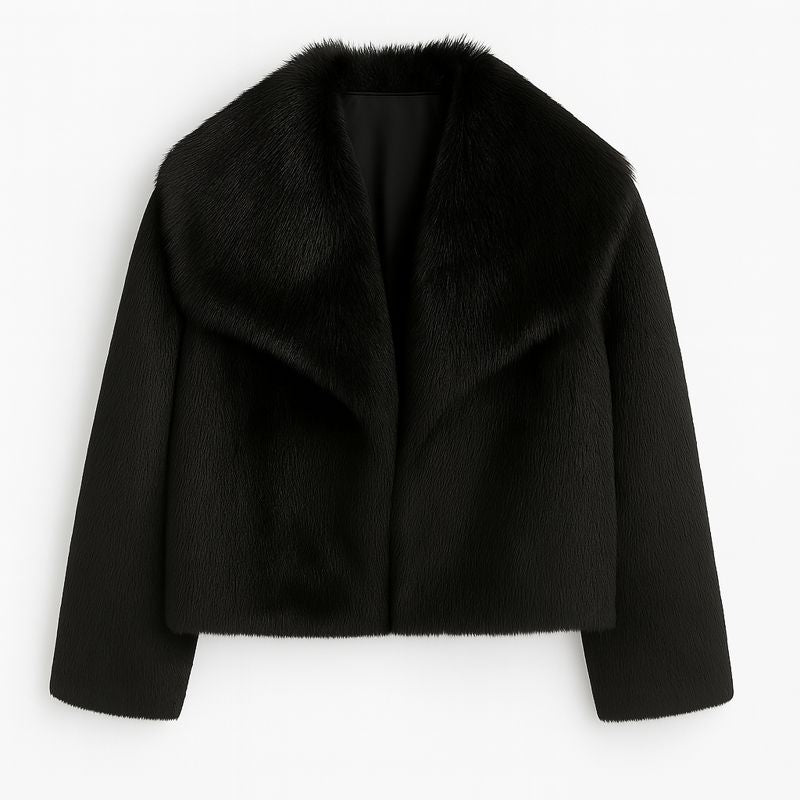 Women’s Winter Faux Fur Coat – Soft Plush Warm Oversized Luxury Jacket