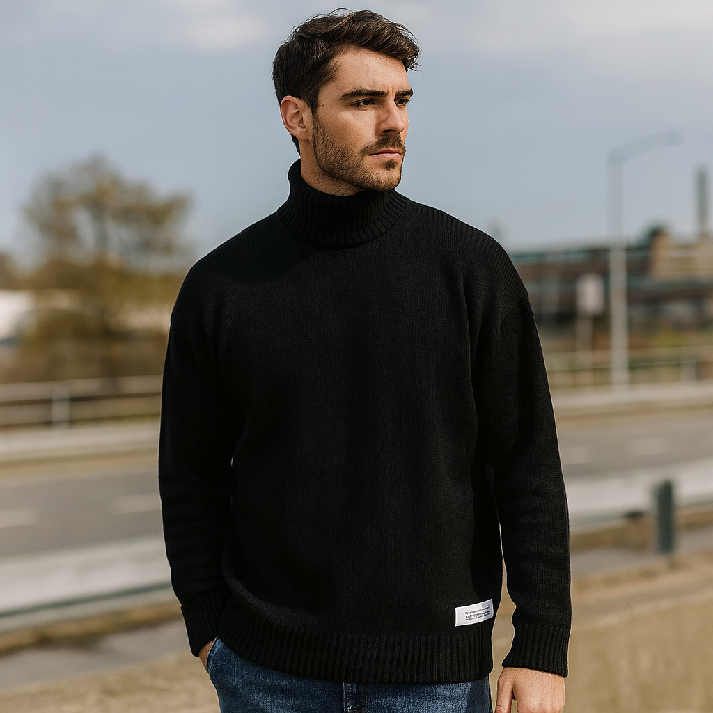 Warm and Soft Turtleneck Sweater For Men
