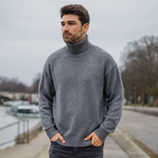 Warm and Soft Turtleneck Sweater For Men