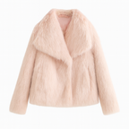 Women’s Winter Faux Fur Coat – Soft Plush Warm Oversized Luxury Jacket