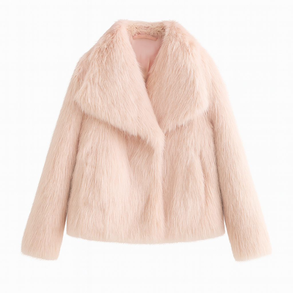 Women’s Winter Faux Fur Coat – Soft Plush Warm Oversized Luxury Jacket