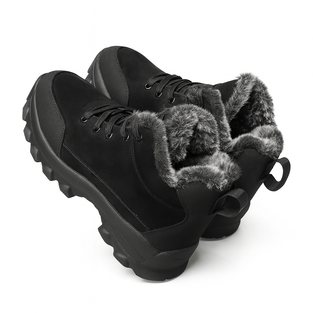 Men's Warm Fur Winter Snow Boots