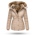 Winter Puffer Jacket with Soft Fur