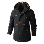 Warm Hooded Windbreaker Jacket for Men