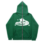 2023 Y2K Style Men's Full-Zip Hoodie Casual Jacket