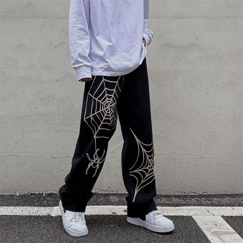 Y2K Anime Oversized Techwear Sweatpants for Men 2023