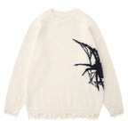 American Retro Spider Sweater for Men
