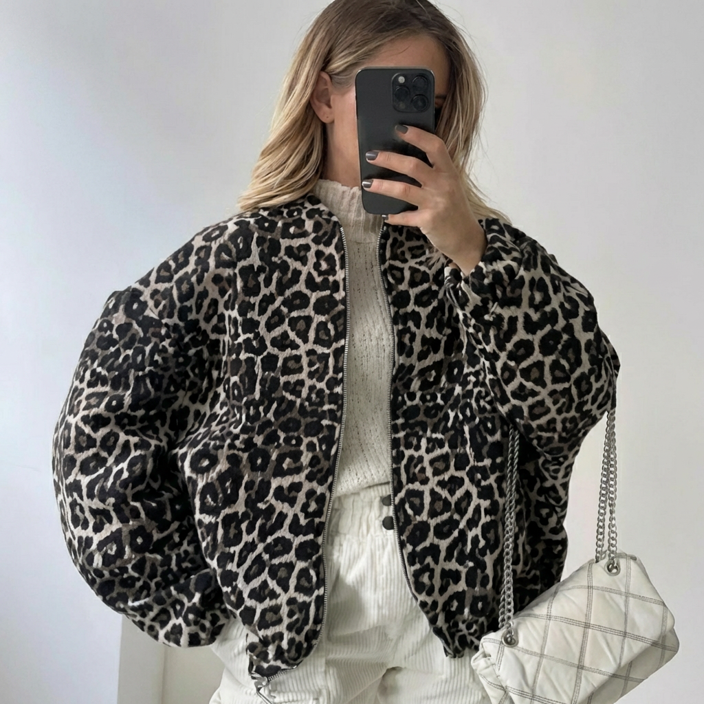 Leather Jacket Women Zip Up– Moto Style