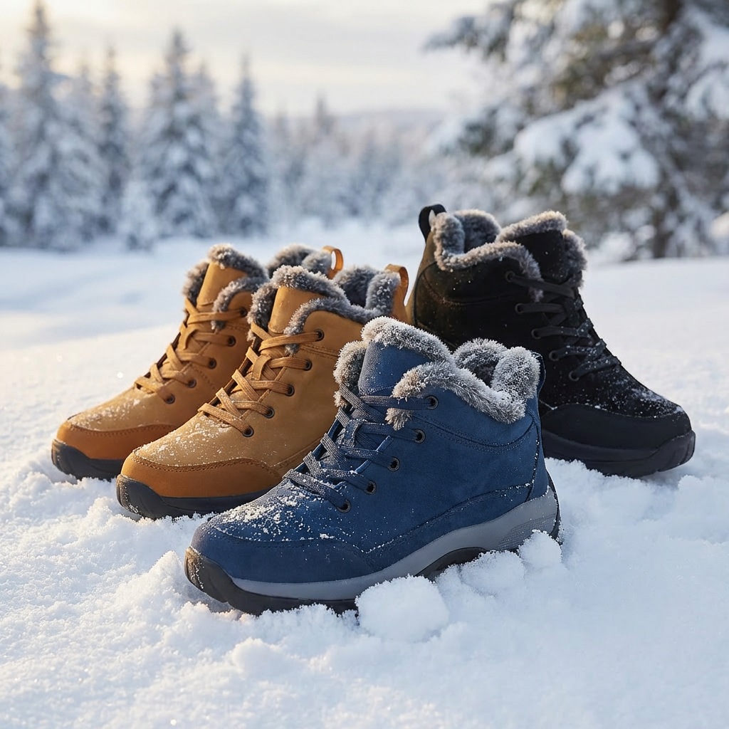 Men's Warm Fur Winter Snow Boots