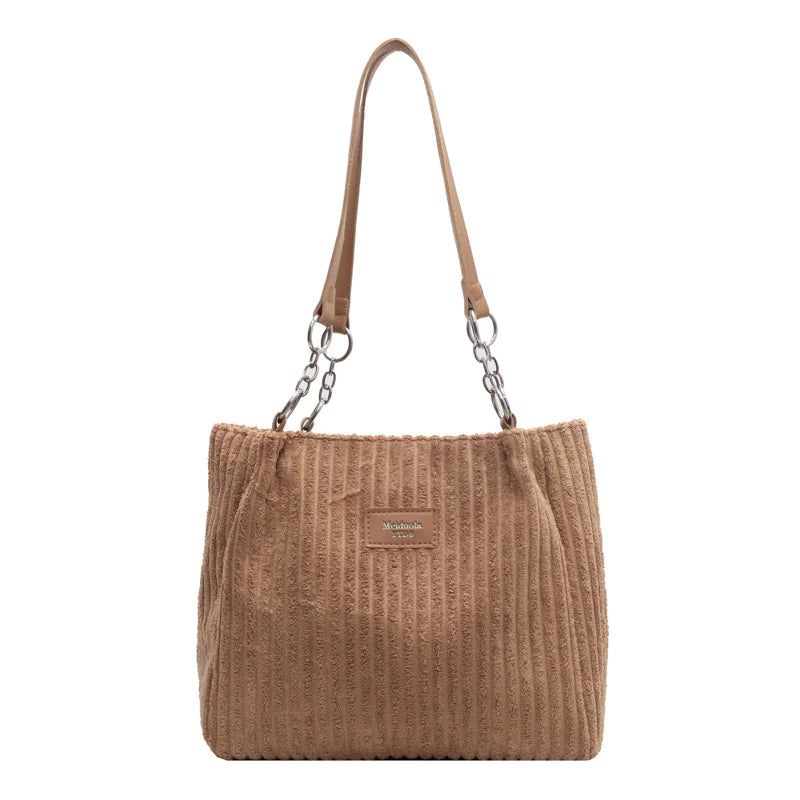 Soft Suede Shoulder Tote Bags for Women