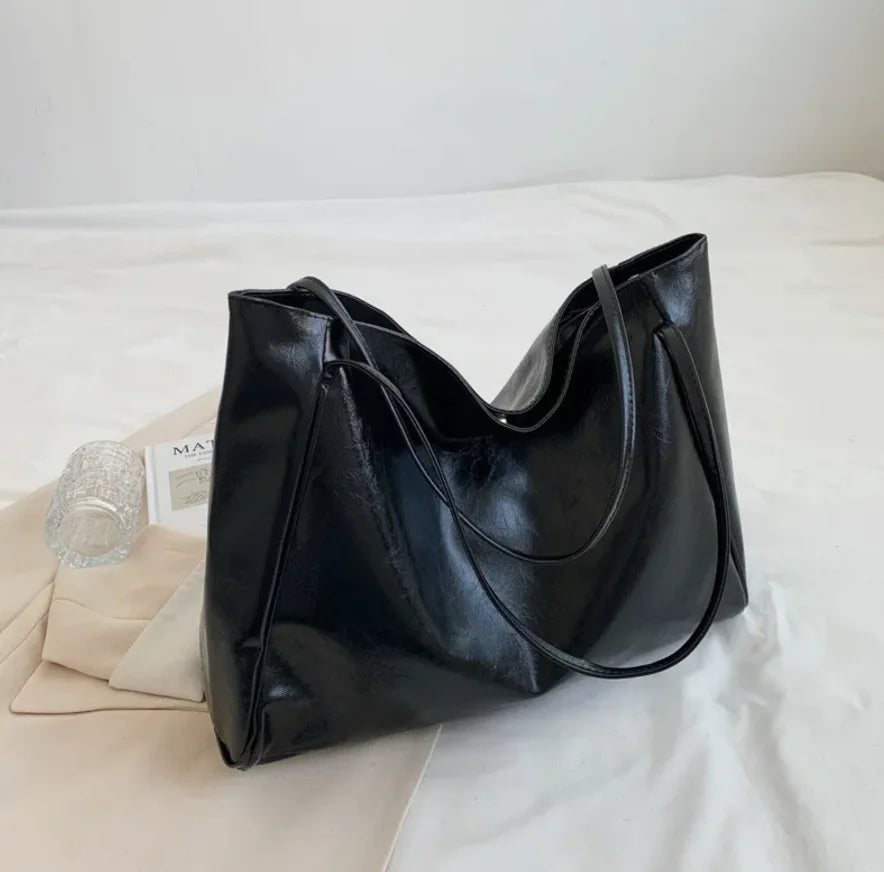 Women’s Leather Shoulder Tote Bag